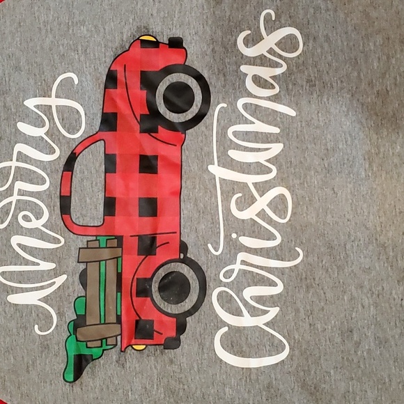 Merry Christmas Sweatshirt Size Small - Picture 2 of 3